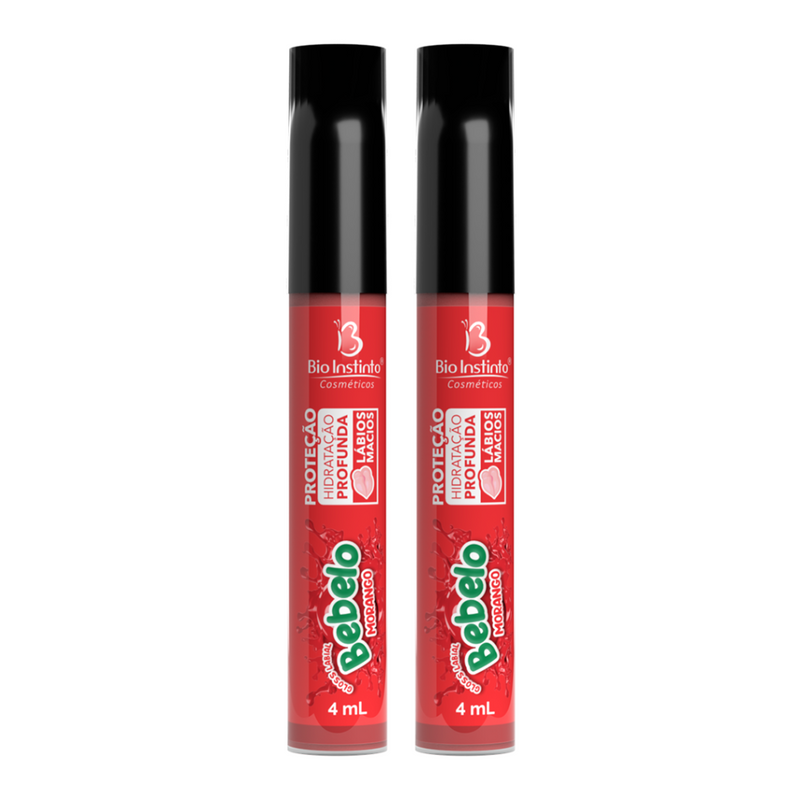 Gloss Labial Bebelo Morango