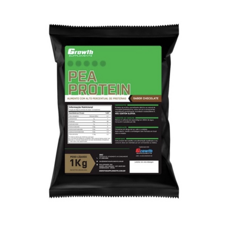 Proteína da Ervilha - Pea Protein (1kg) - Growth Supplements - Puravitale | 54.513.279 William Luis Euzebio Martins