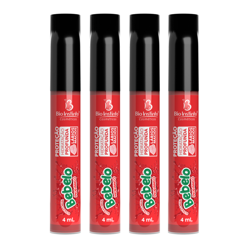 Gloss Labial Bebelo Morango