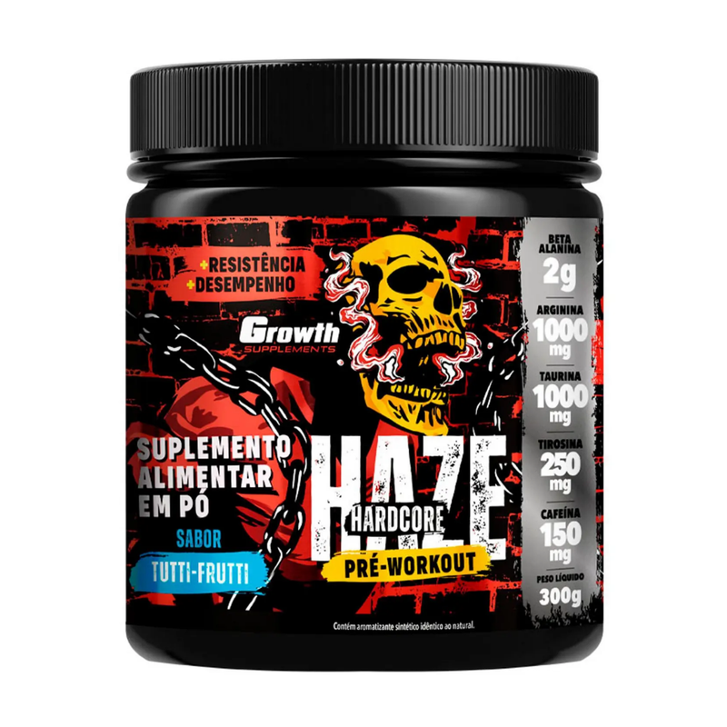 Pré-Treino Haze Hardcore 300g - Growth Supplements