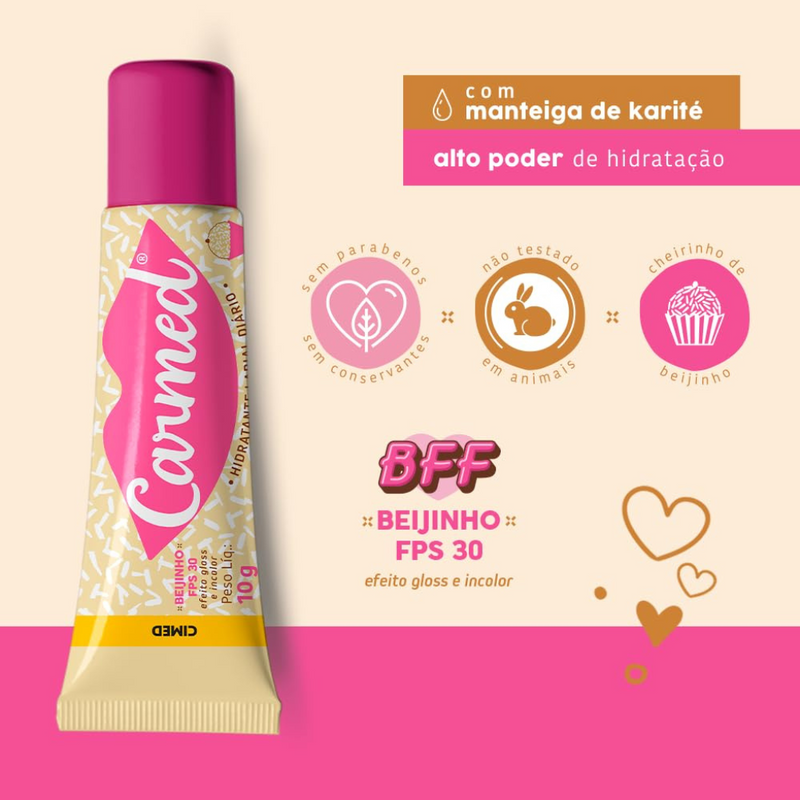 Carmed BFF Beijinho FPS 30 10g