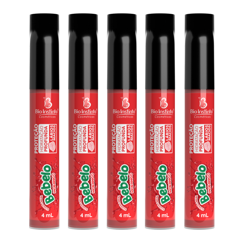Gloss Labial Bebelo Morango