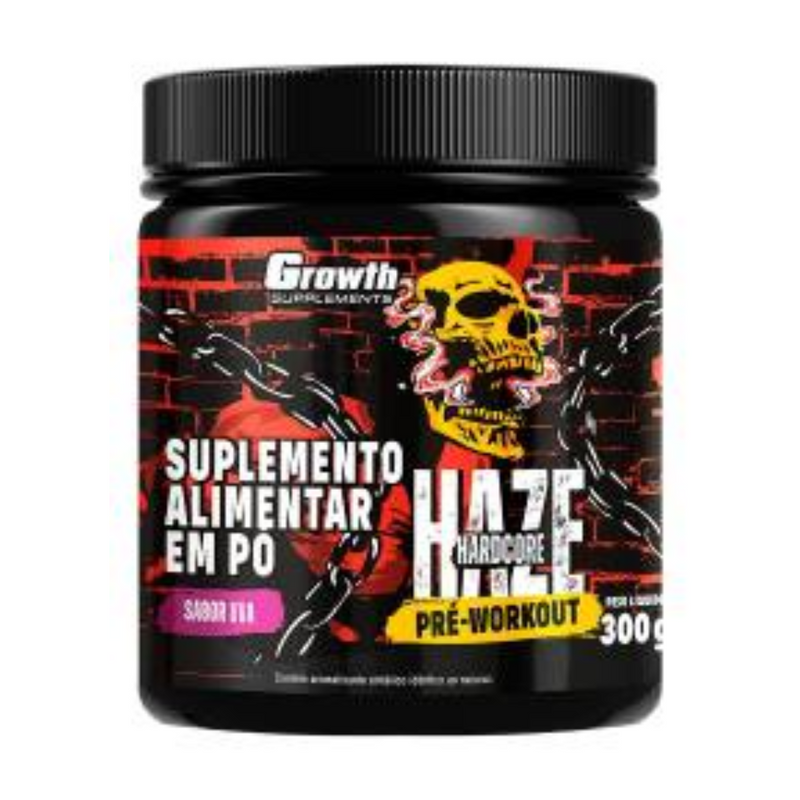 Pré-Treino Haze Hardcore 300g - Growth Supplements
