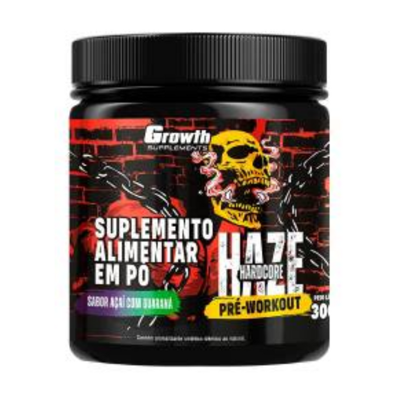 Pré-Treino Haze Hardcore 300g - Growth Supplements